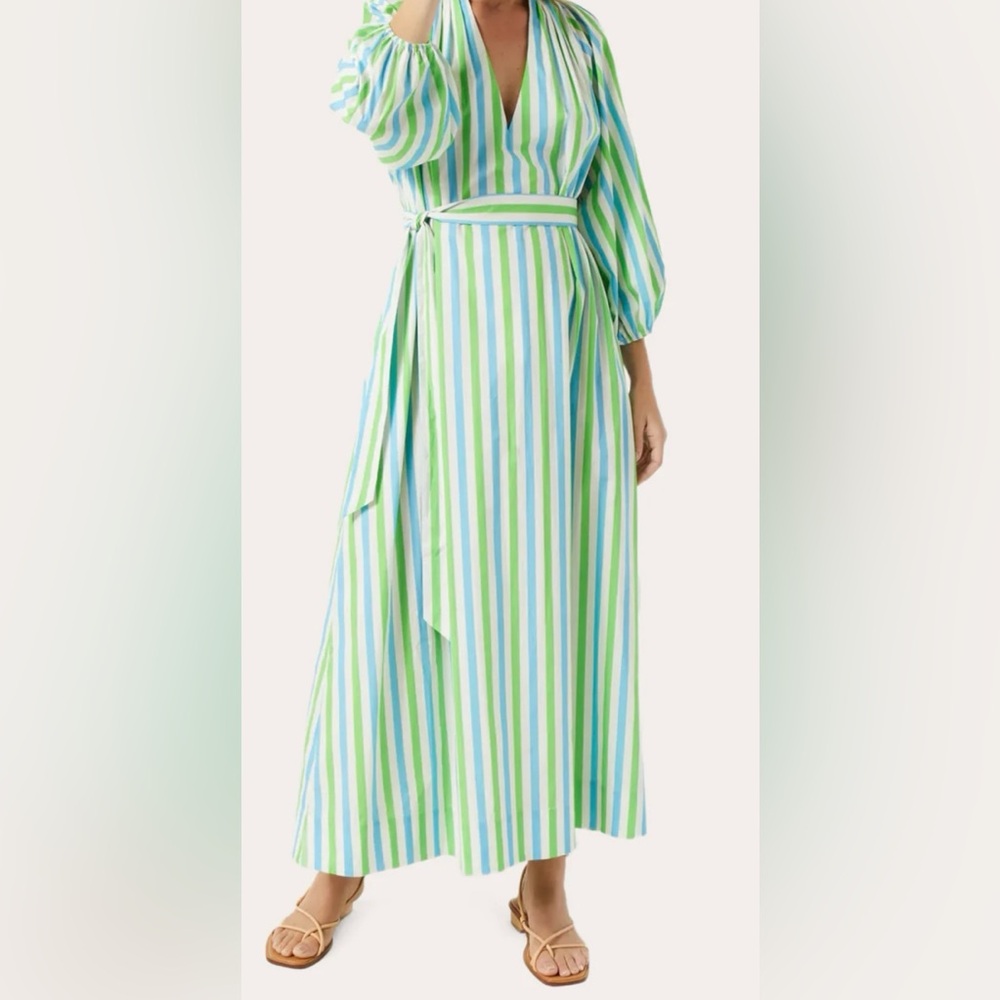 RHODE - Rio Maxi Dress; color: Eden Stripe